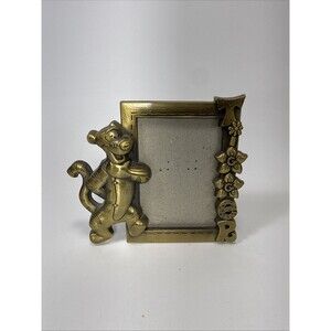Disney TIGGER from WINNIE THE POOH 2.5x3.5 Brass Tone Photo Frame #2